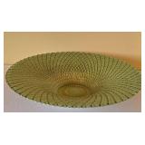 O2 - Green Ceramic Platter & Green Bowl - Decorative Set