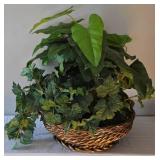 O2 - Homart Ceramic Planter Set with Wicker Baskets & Tin Planter