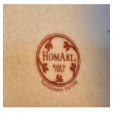 O2 - Homart Ceramic Planter Set with Wicker Baskets & Tin Planter