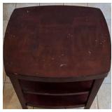 DR - Solid Wood End Table - 2 Drawers