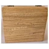 LR - Woven Basket with Natural Decor, Checkered Box & Cross - Rustic Decor Lot