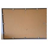 LR - Framed Caribbean Map and Pair of Map-Pattern Storage Boxes