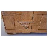 LR - Longaberger Handwoven Basket - Botanical Print Boxes - Bordeaux 1898 Sign - Pepperberry Inn Sign
