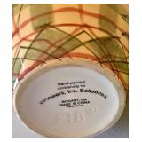 O2 - Green Glazed Apothecary Jar with Lid 12 in tall - 5-Piece Ceramic Lot