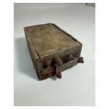 Vintage Wood Box Battery Ignition Coil