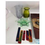 Large Lot of Colored Glass