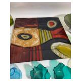 Large Lot of Colored Glass