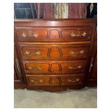 Drexel French Provincial Cherry Buffet Sideboard Breakfront Console Server