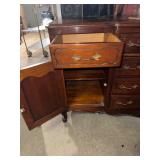 Drexel French Provincial Cherry Buffet Sideboard Breakfront Console Server
