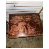 Antique Domestic Rotary Sewing Machine Model E-6354 w/ Table