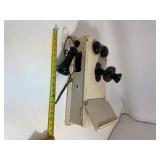 Antique Kellogg Wall Mounted Hand Crank Telephone