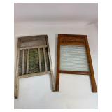 Set of (2) Vintage Washboards