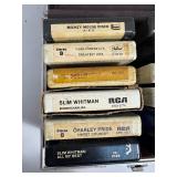 Vintage 8-track Tapes in a Carrying Case