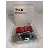 Two Chevy Corvette Die Cast Cars 1959 Red Convertible and 1986 Silver GM