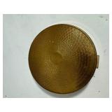 Vintage Black and Gold Powder Compact