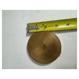 Vintage Black and Gold Powder Compact