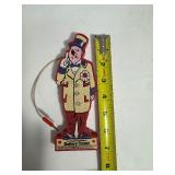WC Fields Red Nose Clown Battery Tester Novel Tronics Corp 1974