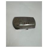 Vintage Metal Belt Buckle, U.S.S Cimarron