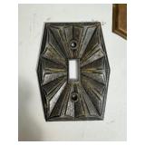 Lot of (3) Vintage Light-switch Covers