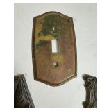 Lot of (3) Vintage Light-switch Covers