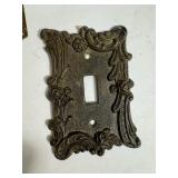 Lot of (3) Vintage Light-switch Covers