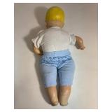 Baby Hendren Antique Composition Doll with Stuffed Body