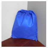 Blue 13" x 16" Drawstring Bags