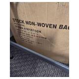 Black Over the Shoulder Totes - 18" x 5" x 15"