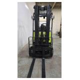 2008 Clark TMX15S 3000lb Electric Forklift