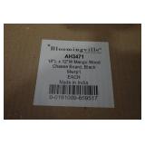 Bloomingville Mango Wood Cheese Board - Black 18"x12"