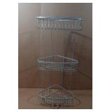 Metal 3-Tier Bathroom Corner Shower Shelf