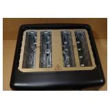 4 Slice Extra Wide Slot Toaster - Black