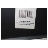 Ceramic Planter - Black 11.25"x5.75"x6"