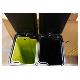 Soft Close Garbage and Recycling Bin - Stainless