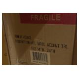 Set of 2 Marble Top Accent Tables