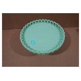 Martha Stewart 8.5" Handmade Jadeite Glass Cake Stand