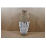 Deco 79 Seagrass Handmade Decorative Vase - 10"x25"