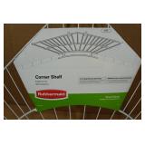 Rubbermaid Corner Shelf for 12" Deep Wardrobe Style Shelving