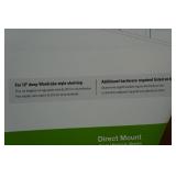 Rubbermaid Corner Shelf for 12" Deep Wardrobe Style Shelving