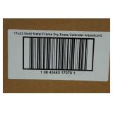 Gold Metal Framed Dry Erase Calendar - 17"x23"