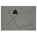 Decorative X Cross Shelf