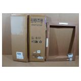 Canvas Float Frame - Walnut Woodgrain , 16"x20"