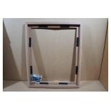 Canvas Float Frame - Walnut Woodgrain , 16"x20"