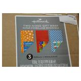 *3* Rolls Hallmark Double Sided Gift Wrap