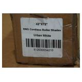 SNG Cordless Roller Shades - White, 42"x72"