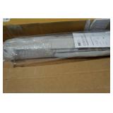 Cordless Magnetic Roman Shade - Grey, 33"x64"