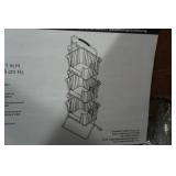 Oceanstar 3-Tier Standing Basket with Handles - 16.5"x11.4"x49.1"