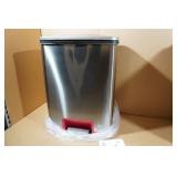 13-Gallon Stainless Steel AbsorbX Trash Can