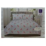 3-Piece Cotton Reversible Quilt - King