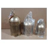 3-Piece Decorative Giant Cow Bells - 10", 8", 6"